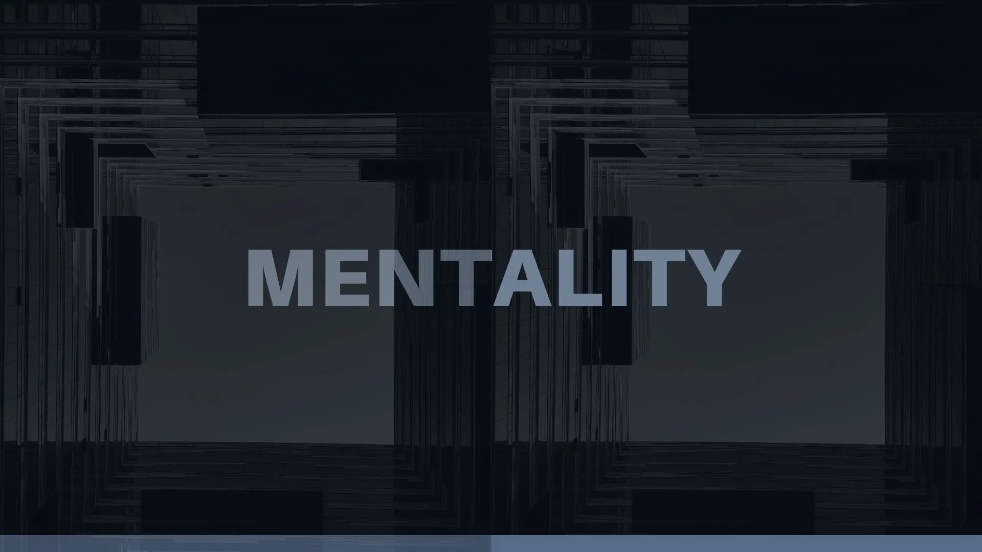 Mentality ebook cover