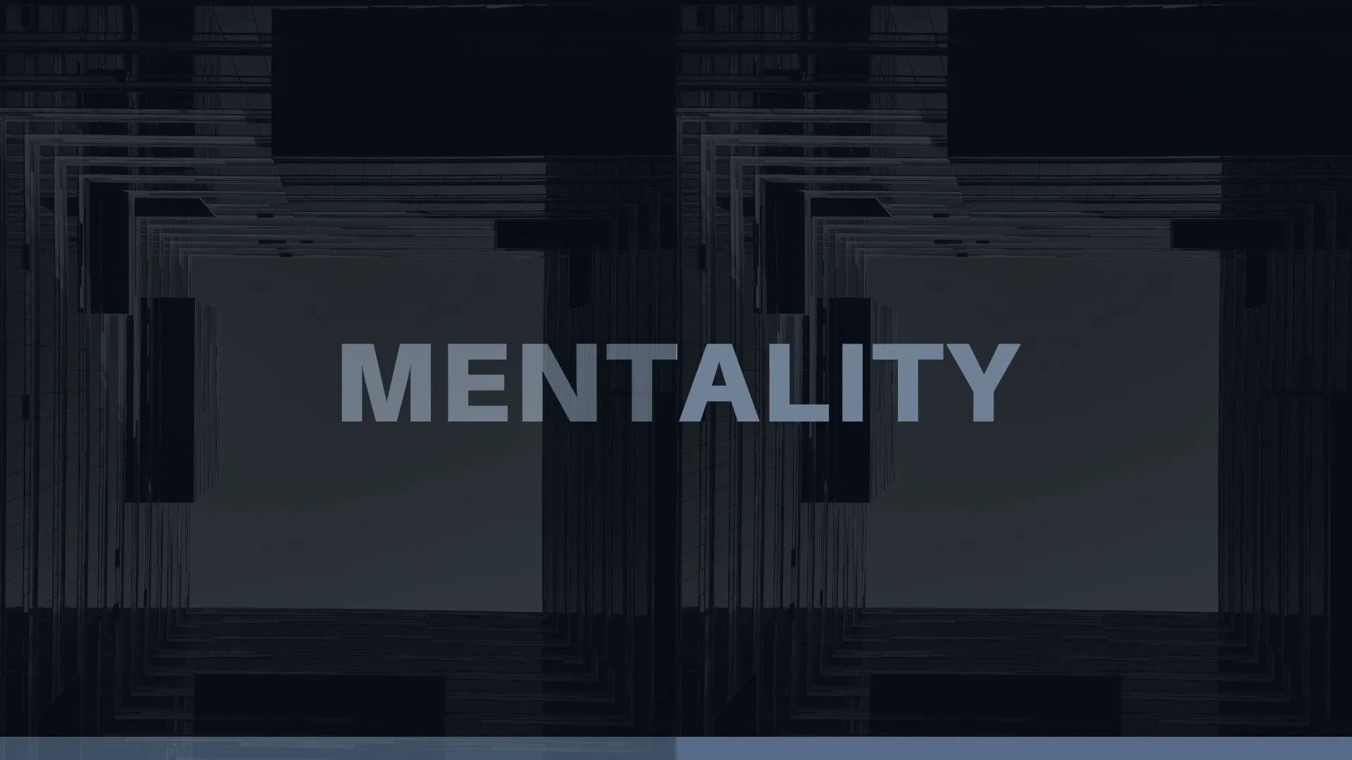 Mentality ebook cover